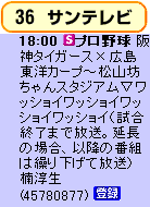 2006年8月6日のサンテレビ